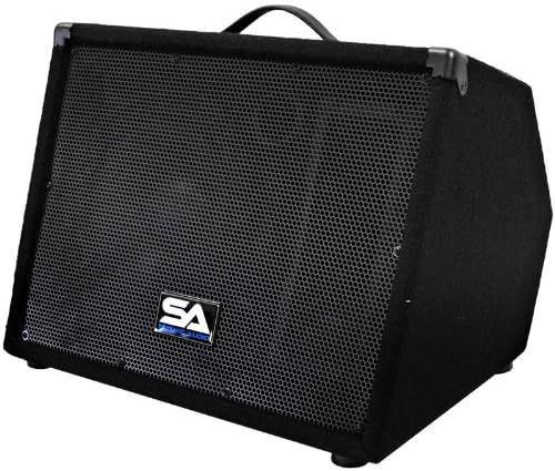 Seismic Audio - SA-10M.3 - Pro Audio 10 Inch 2-Way Floor Monitor Stage Speakers PA/DJ Church - 200 Watts