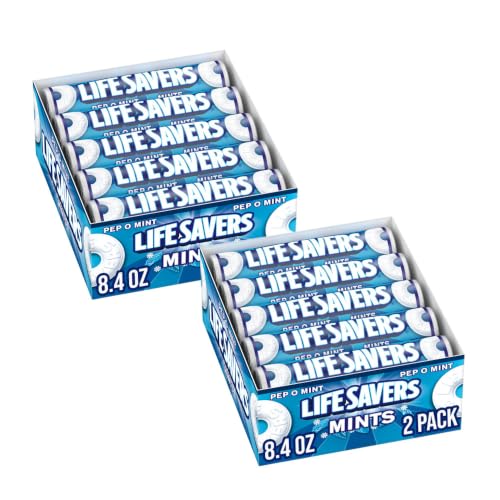 LIFE SAVERS Butter Rum Hard Candy Bulk, 1.14 ounce (20 Single Packs) | Buttery rum hard candy in single packs, easy to share at the desk, on commutes, road trips or in a candy bowl at game night