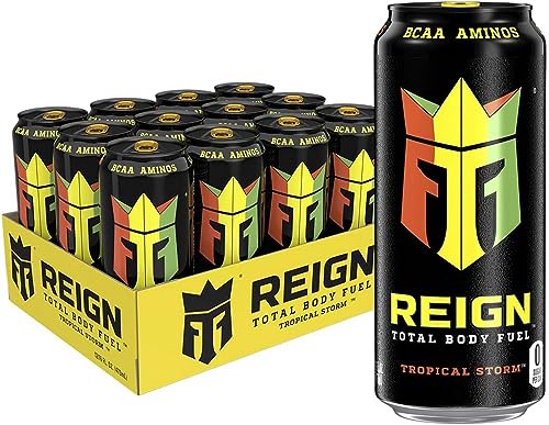 Reign Total Body Fuel, Orange Dreamsicle, Fitness & Performance Drink, 16 Fl Oz (Pack of 12)