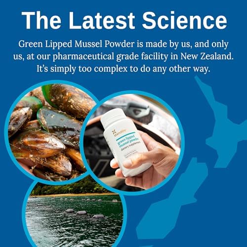 Xtendlife Green Lipped Mussel Supplement, 30 Day Supply | 2400mg Joint Support Formula with Omega‑3 Fatty Acids – New Zealand Sourced Mussel Powder for Mobility & Flexibility