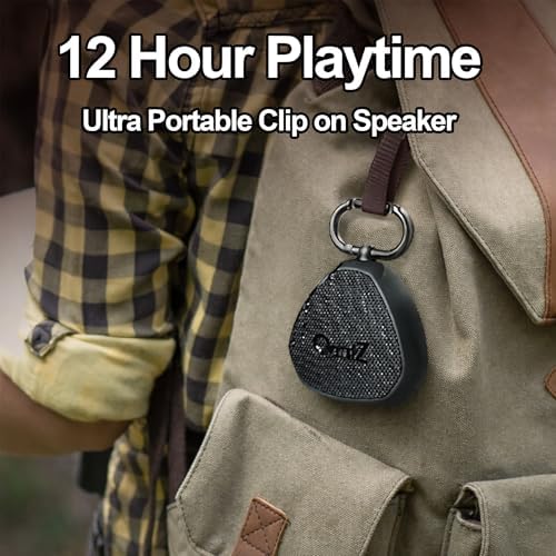 OontZ Angle 3 Gen 4 Portable Bluetooth Speaker, 12W, 24-Hour Playtime | Compact 12W Bluetooth speaker with clear sound, 24-hour playtime, 100-ft range, IPX5 waterproof, AUX Input.