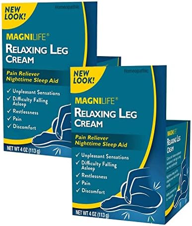 MagniLife Relaxing Leg Cream, Restless Legs, Deep Penetrating Topical for Pain, Naturally Soothe Cramping, Discomfort