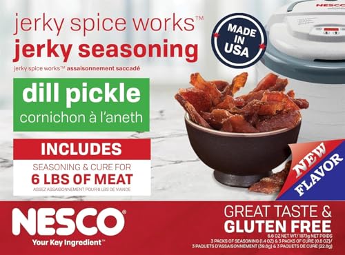 Nesco Bjdp-6, Dill Pickle Jerky Seasoning, 3Count