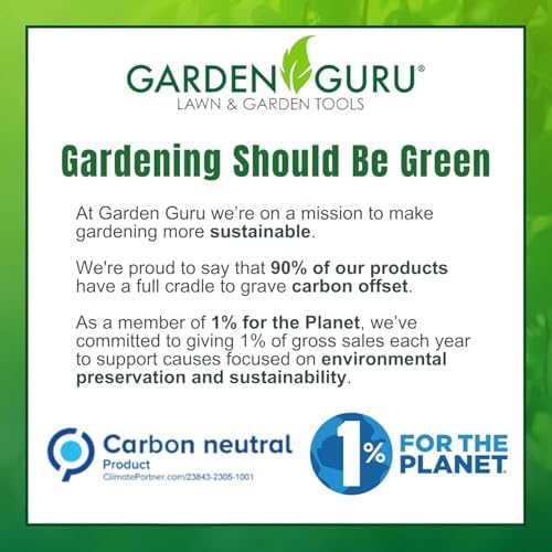 Garden Guru Heavy Duty Garden Trowel Hand Shovel for Gardening - Strong Stainless Steel - Rust Resistant - Ergonomic Grip - Perfect Trowel Garden Tool for Soil Digging Planting Transplanting Weeding