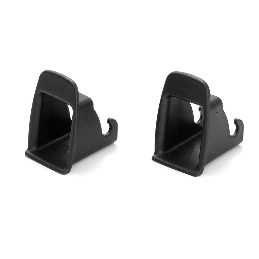 2pcs Car Child Seat ISOFIX Interface Buckle, Black Fixed Guide Groove