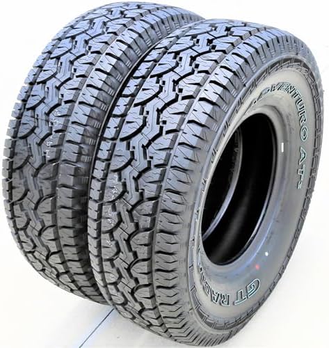 GT Radial Adventuro AT3 P265/70R17 113T | Truck/SUV All Terrain All Season Traction 113T Rated Standard Load Radial Construction Outlined White