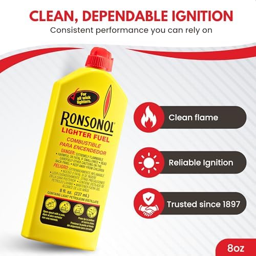 Ronson 12 Ounce Ronson Lighter Fuel - Pack of 2