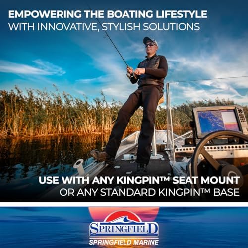 Springfield Marine 1610413-OSS Kingpin Offset Post - 1-3/4",Silver,Black