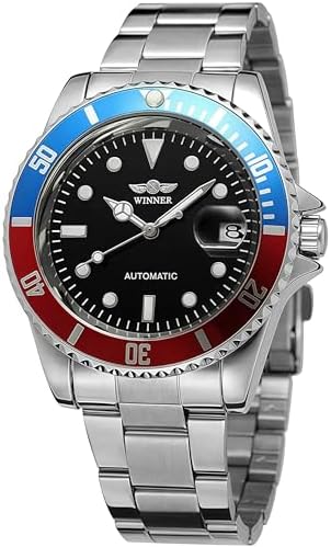 MASTOP Mens Automatic Mechanical Watches Stainless Steel Waterproof Luxury Watch for Men Reloj Automático para Hombre