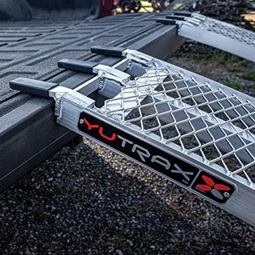 Single Folding XL Aluminum Truck, UTV/ATV, Motorcycle Loading Arch Ramp, 750lb Capacity