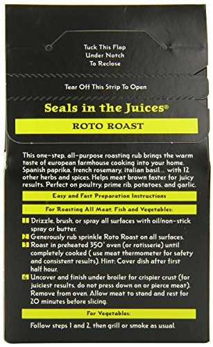 Char Crust Dry-Rub Seasoning - Kosher, CRC Parve (Roto Roast) (5 pack)