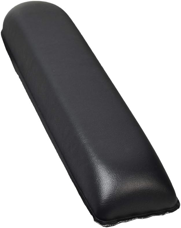 14" Black Vinyl Co-Molded Full Length Armrest Pads for Jazzy Power Chairs (Set of 2)