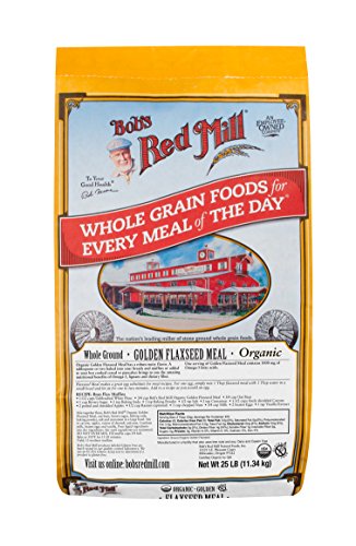 Bob’s Red Mill Flaxseed Meal, Golden, Organic, 25 Pound