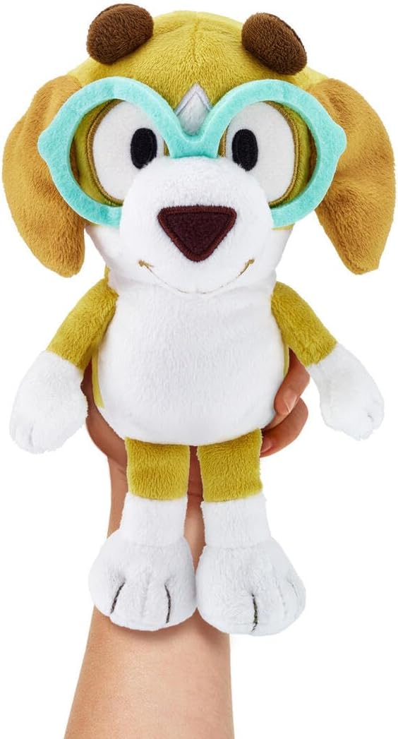 Bingo & Bluey Plush Toys 2-Pack, Soft Deluxe Fabric, Embroidered