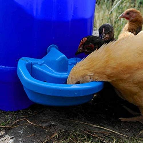 BEC MaxiCup Automatic Chicken Waterer Cup – Self-Filling Heated Poultry Drinker for Chickens, Ducks, Geese, Quail