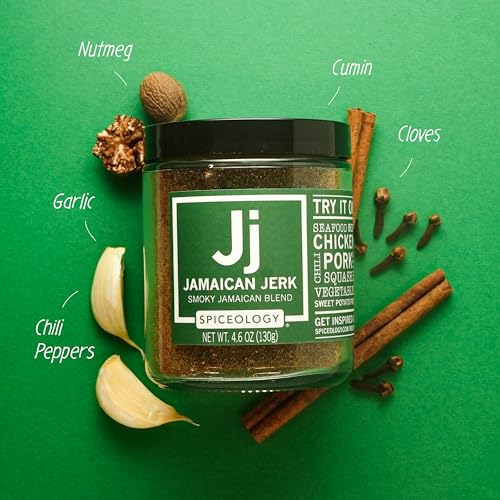 Spiceology Jamaican Jerk Caribbean Rub, 18 oz | BBQ Rubs, Spice Blends and Seasonings