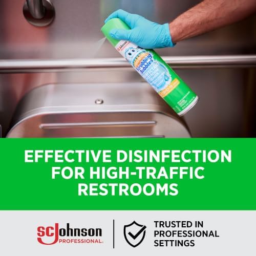 SC Johnson Professional Scrubbing Bubbles Bathroom Disinfectant, 12 Pack