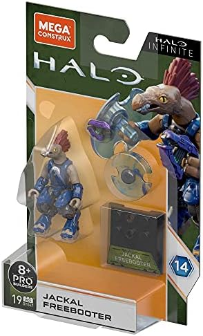 Mega Halo Heroes Construx Pro Builders Series 14 Jackal Freebooter Figure GVP47