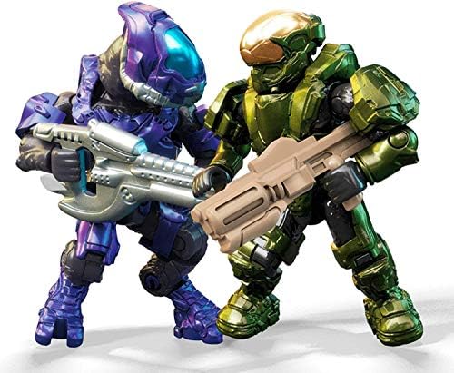 Mega Construx Halo Spartan-IV Team Battle Micro Action Figure Building Set