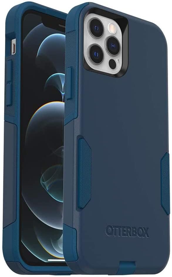 OtterBox iPhone 12 & iPhone 12 Pro Commuter Series Case - Black, Slim & Tough, Pocket-Friendly, with Port Protection