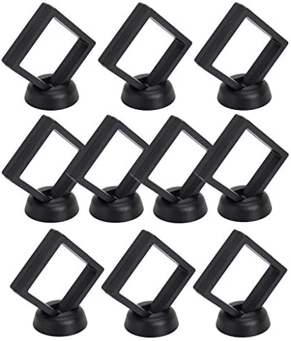 Skelang 3D Floating Display Case Display Stand Holder Suspension Frame for AA Medallion, Antique，Challenge Coin, Chip, Jewelry