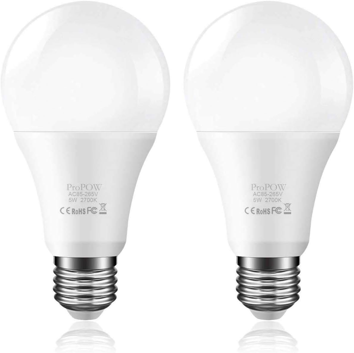 Dusk to Dawn Light Bulb, Sensor LED Bulbs Smart Lights Bulb 5W A19 Automatic On/Off