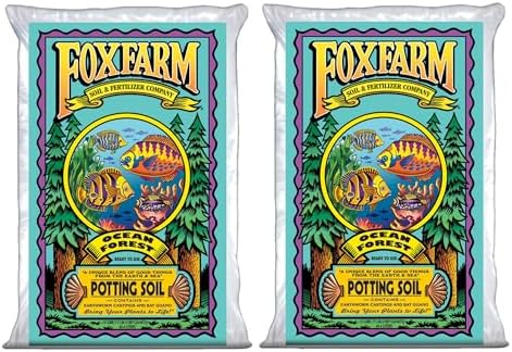 FoxFarm Ocean Forest Potting Soil, 1.5cu ft (Pack of 2) - Light, Aerated Texture, Designed for All Container Plants