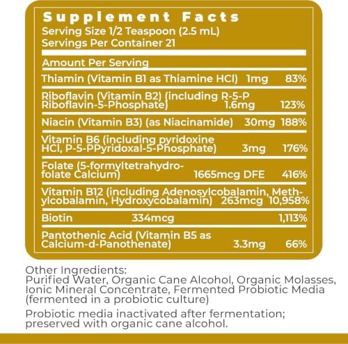 Premier Research Labs Max B-ND Liquid Vitamin - B-Complex for Liver & Brain Health, Liquid Drops for Energy, Immune & Adrenal Support for Men & Women
