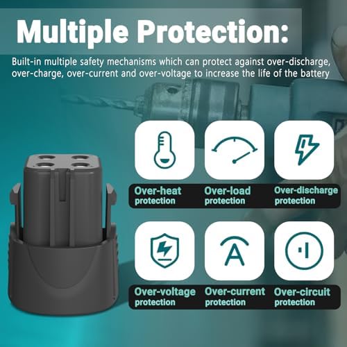 CREABEST 3500mAh 4.8V Ni-MH Battery Compatible with Dremel 755-01 7300