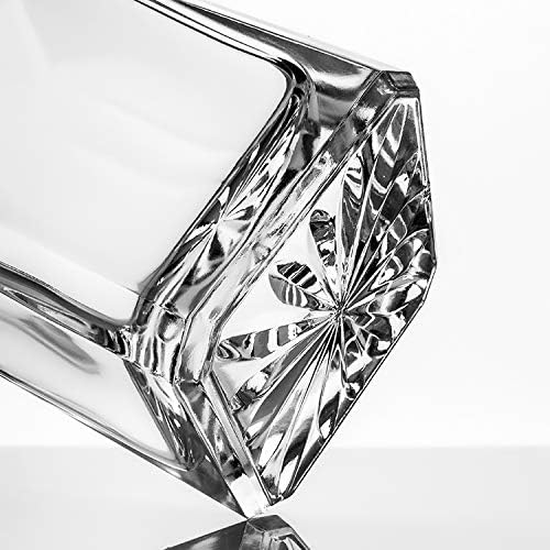 Square 25oz Whiskey Decanter with Glass Stopper