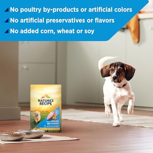 Nature's Recipe Grain Free Puppy Dry Dog Food, 4 lb. Bag