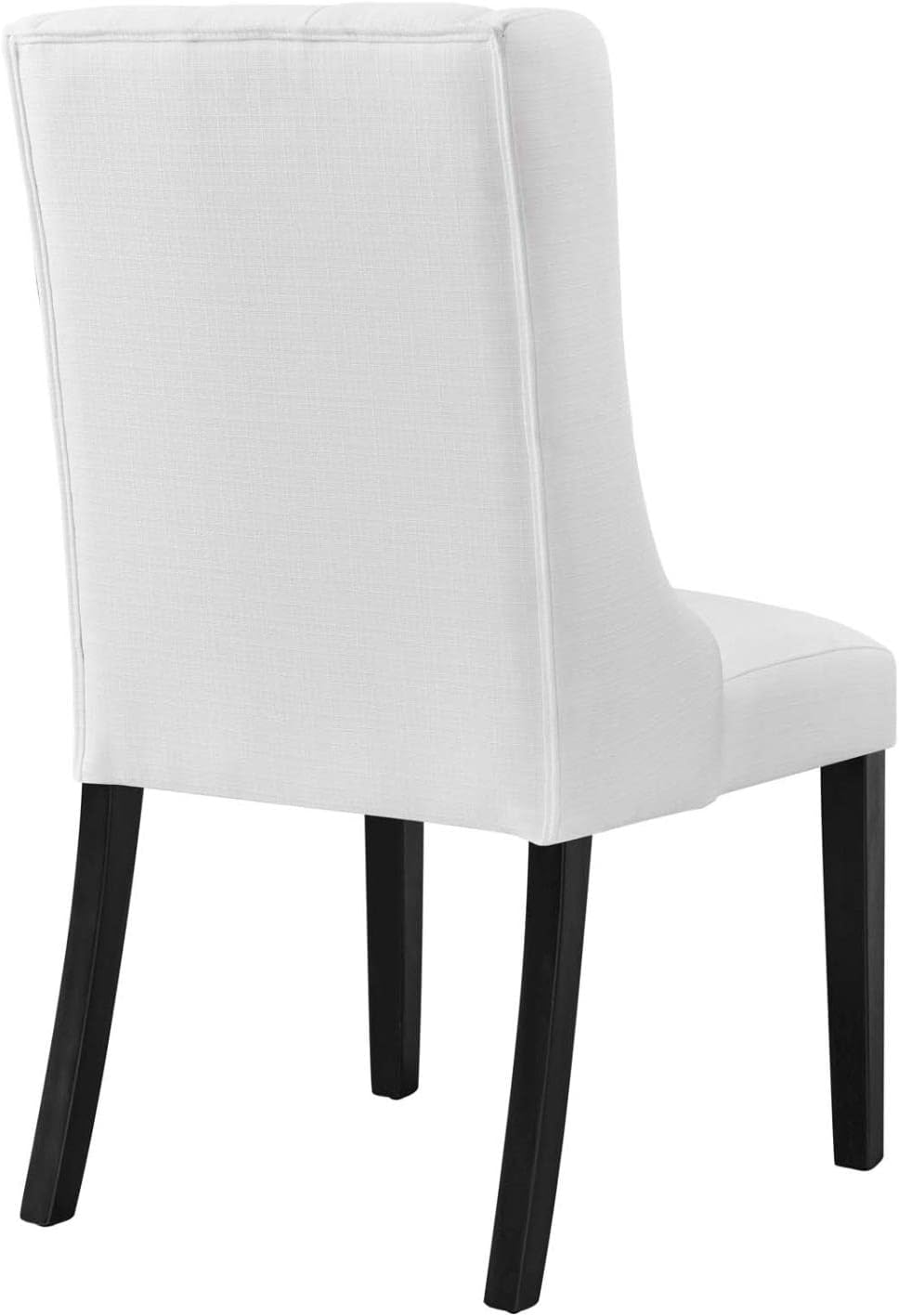 Modway Baronet Modern Tufted Upholstered Fabric Parsons Kitchen and Dining Room Chair in Beige