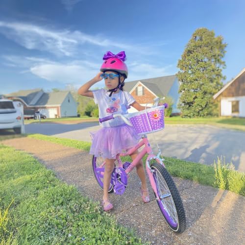 JOYSTAR Paris Girls Bike with Training Wheels for Ages 3-10Y