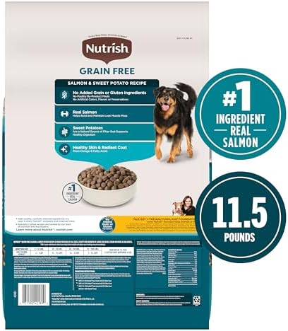 Nutrish Grain Free Salmon Dry Dog Food, 23 lb. Bag (Rachael Ray)