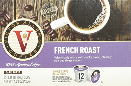 Victor Allen's Coffee Morning Blend, Light Roast, 12 Count, Single Serve Coffee Pods for Keurig K-Cup Brewers