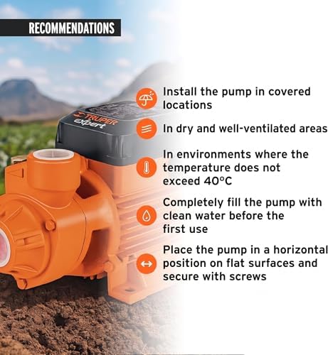 Truper Expert 1 HP Electric Peripheral Water Pump