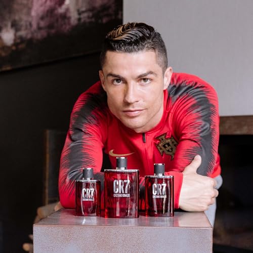 CR7 Cristiano Ronaldo - Eau De Toilette Cologne Scent for Men - Woody, Musky Men's Scent with Lavender, Cardamom, Tobacco, and Cedar - 1.7 oz
