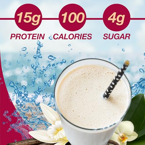 ProtiDIET Chocolate Protein Shake - Low Fat, High Protein Drink for a Healthy Active Lifestyle - Quick and Easy Preparation Chocolate Protein Drink - 7 pouches per box | 15g High Protein with Fiber, Low Carb Chocolate Shake, Low Sugar, Rich Cocoa Flavor…