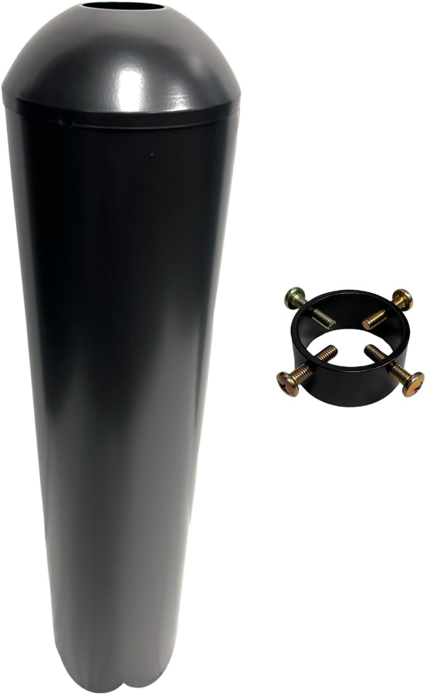 SB2D Cylindrical Squirrel and Raccoon Baffle, Black, 28" x 6.25" - Made in USA