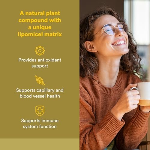 Natural Factors Quercetin LipoMicel Matrix 250 mg, 60 Softgels