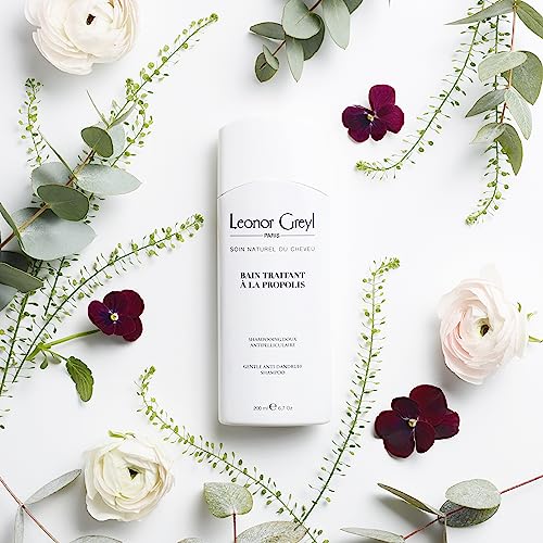 Leonor Greyl Gentle Dandruff Shampoo (Bain Traitant a La Propolis), Propolis & Chamomile Natural Dandruff Shampoo, 6.7 oz. Made In France