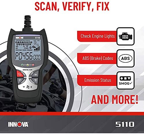 INNOVA 5110 Check Engine Code Reader - Super Simple Car Scanner for All Levels - Works on Most 1996 & Newer OBDII Cars