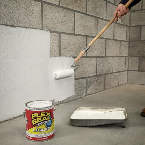 Flex Seal Liquid, Rubber Coating Sealant, Waterproof, Flexible, Breathable, and UV Resistant, Roof Repair, Basements, RV, Campers, Trailers, Marine