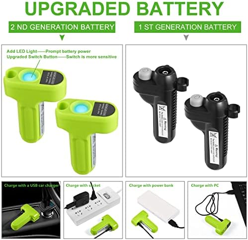 KEDSUM Portable Shower, Portable Camp Shower Pump with Rechargeable Battery, Portable Shower for Camping, Portable Outdoor Shower Head for Camping, Hiking, Traveling(+ Handheld Sprayer)