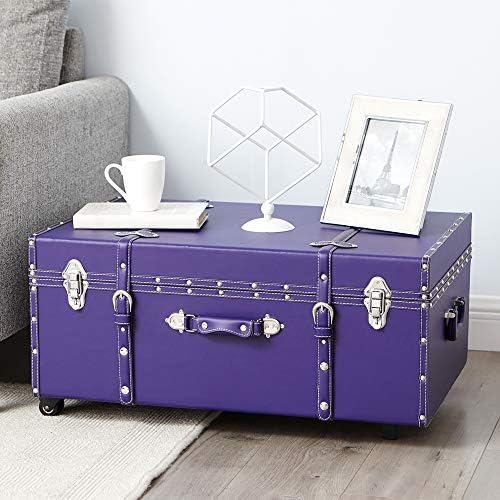 DormCo The Texture Brand Trunk - Plum - Large