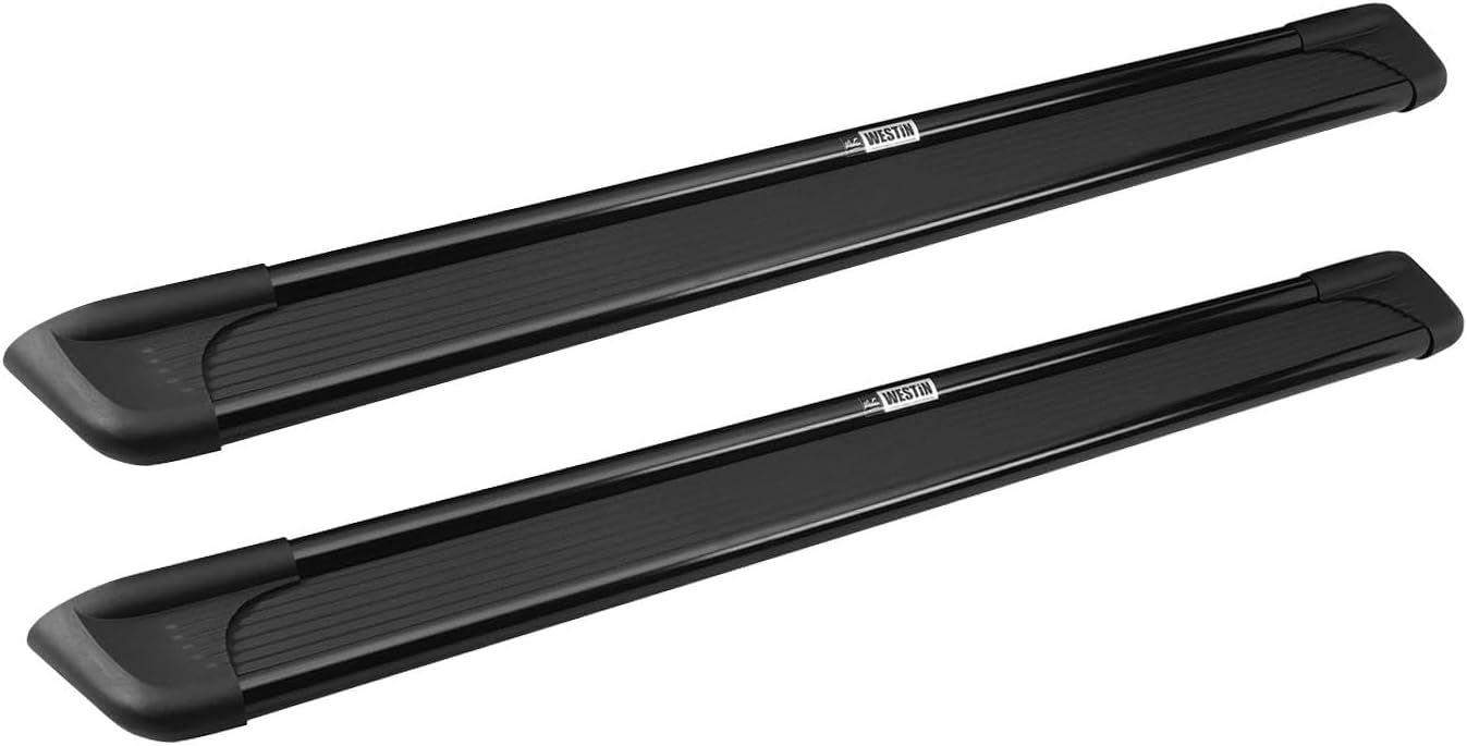 Westin 27-6145 Sure-Grip Running Boards Aluminum Black Pair 93 in. | Required Mounting Kit Sold Separately