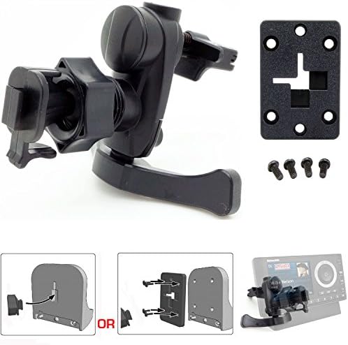 Simple-Lock Air Vent Holder Mount for Sirius XM Onyx EZ EZR Plus Lynx StarMate Stratus 5 6 7 Roady Delphi Skiff Nexus & Helix Satellite Radio
