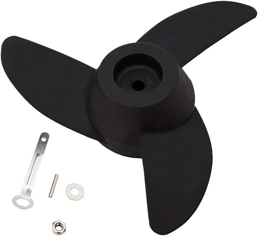 Propellers Electric Outboard Motor Prop for 55lb, 62lb, 86lb Electric Trolling Motors Mount Accessories/Boat 3-Blades Propellers