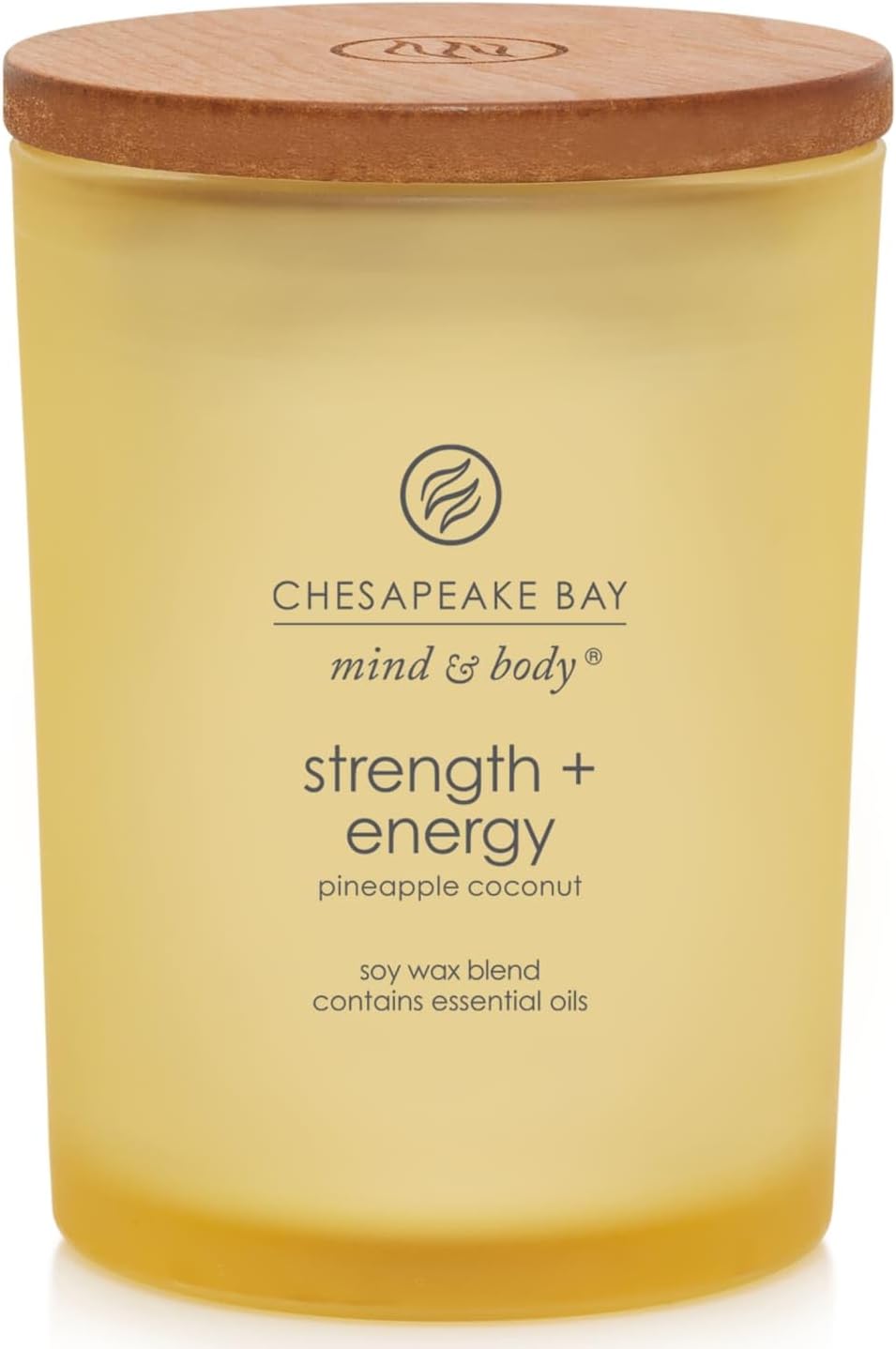 Chesapeake Bay Balance + Harmony Scented Candle Water Lily Pear Fragrance 50 Hours Burn Time Warm & Decorative Soy Wax Blend