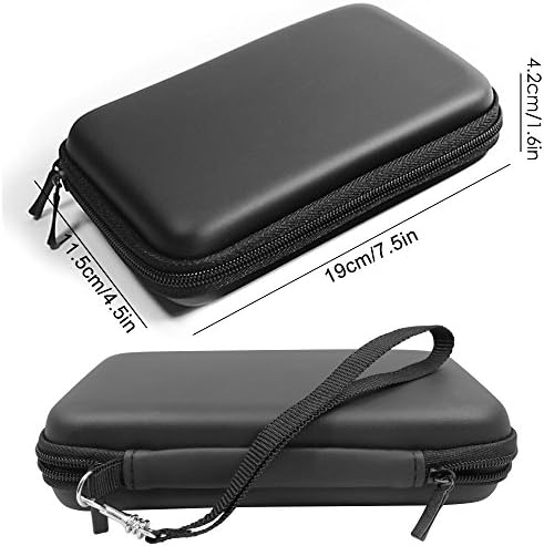 Protective Carrying Case Compatible NEW 3DS XL, with Hard Cover and 2 pcs Screen Protectors, AFUNTA Hard Shell Travel Bag